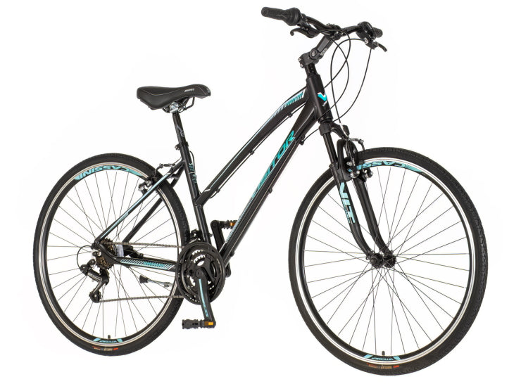Bicikl tour visitor terra lady 28" amortizer alu 18" v-brake  18 brzina 155-178cm (s/m) crno tirkiz