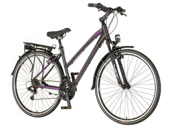 Bicikl tour visitor terra lady 28" amortizer alu 18" v-brake 18 brzina 155-178cm (s/m) sivo ljubičas