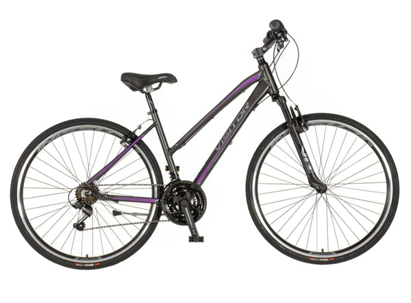 Bicikl tour visitor terra lady 28" amortizer alu 18" v-brake  18 brzina 155-178cm (s/m) sivo ljubiča