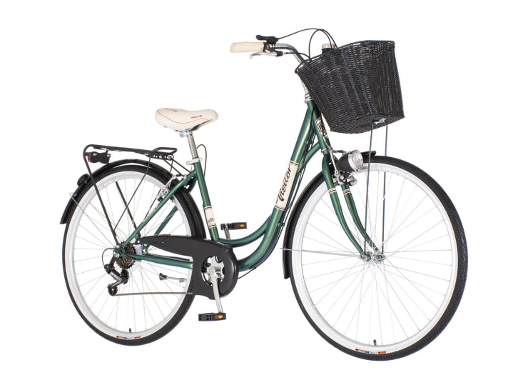 Bicikl fashion visitor latte 28" 17" v-brake  6 brzina 167-192cm (l/xl) zeleni