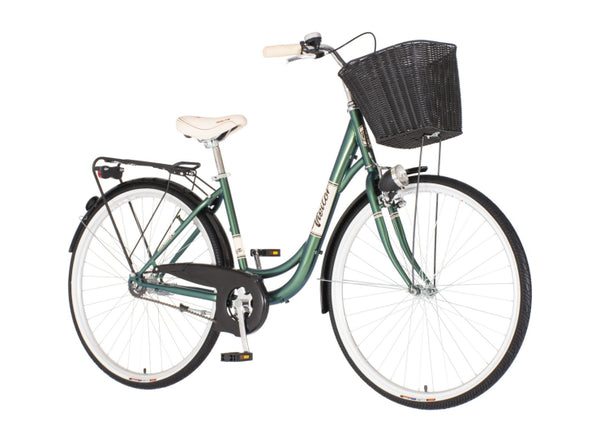 Bicikl fashion visitor latte 28" 17" v-brake kontra favorit 167-192cm (l/xl) zeleni