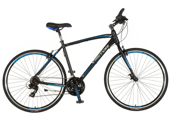 Bicikl tour visitor terra man 28" alu 21" v-brake   21 brzina 167-192cm (l/xl) crno plavi