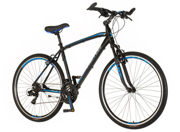 Bicikl tour visitor terra man 28" amortizer alu 21" v-brake 21 brzina 167-192cm (l/xl) crno plavi