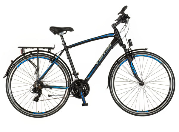 Bicikl tour visitor terra man 28" amortizer alu 21" v-brake   21 brzina 167-192cm (l/xl) crno plavi