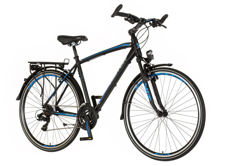 Bicikl tour visitor terra man 28" amortizer alu 21" v-brake   21 brzina 167-192cm (l/xl) crno plavi