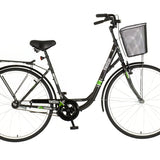 Bicikl city venssini diamante 28" 17" v-brake  kontra 167-192cm (l/xl) sivi, slika 1