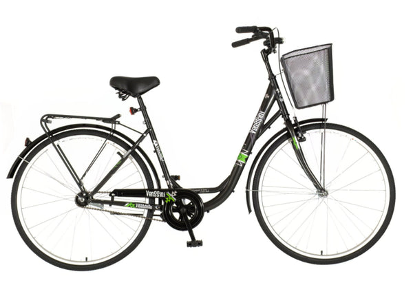 Bicikl city venssini diamante 28" 17" v-brake  kontra 167-192cm (l/xl) sivi