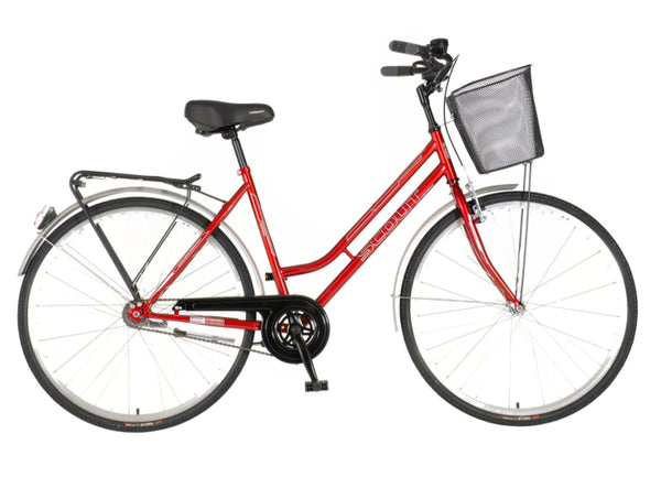 Bicikl city visitor partizan 28" 20" v-brake kontra favorit 167-192cm (l/xl) crveni