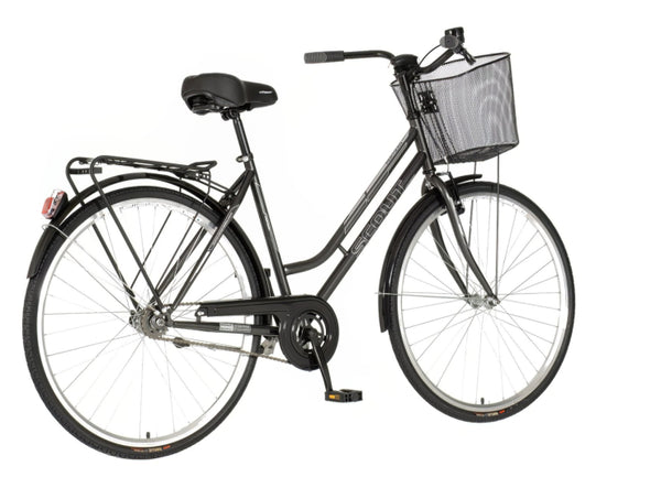 Bicikl city visitor partizan 28" 20" v-brake kontra favorit 167-192cm (l/xl) sivi