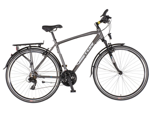 Bicikl tour visitor terra man 28" amortizer alu 21" v-brake   21 brzina 167-192cm (l/xl) sivi