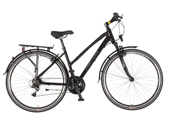 Bicikl tour visitor terra lady 28" amortizer alu 18" v-brake  18 brzina 155-178cm (s/m) crni