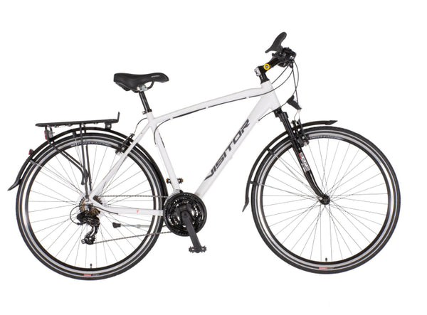Bicikl tour visitor terra man 28" amortizer alu 21" v-brake  21 brzina 167-192cm (l/xl) beli
