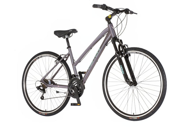 Bicikl tour visitor terra lady 28" amortizer alu 18" v-brake  18 brzina 155-178cm(s/m) sivi