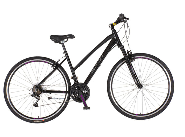 Bicikl tour visitor terra lady 28" amortizer alu 18" v-brake 18 brzina 155-178cm (s/m) crni