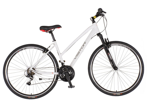 Bicikl tour visitor terra lady 28" amortizer alu 18" v-brake  18 brzina 155-178cm (s/m) beli