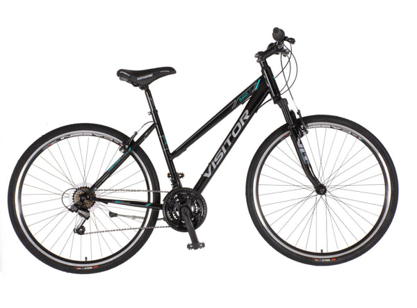 Bicikl tour visitor tour 28" amortizer 19" v-brake  18 brzina 167-192cm (l/xl) crno tirkiz