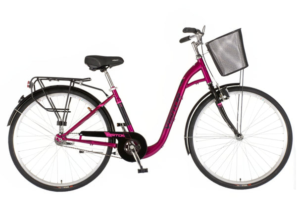 Bicikl fashion visitor elite 28" 20" v-brake kontra favorit 167-192cm (l/xl) ljubičasti