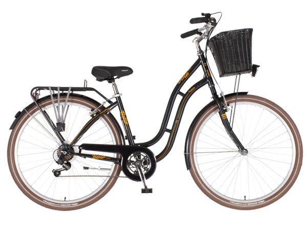 Bicikl fashion visitor bella 28" 18" v-brake  6 brzina 155-178cm (s/m) crni