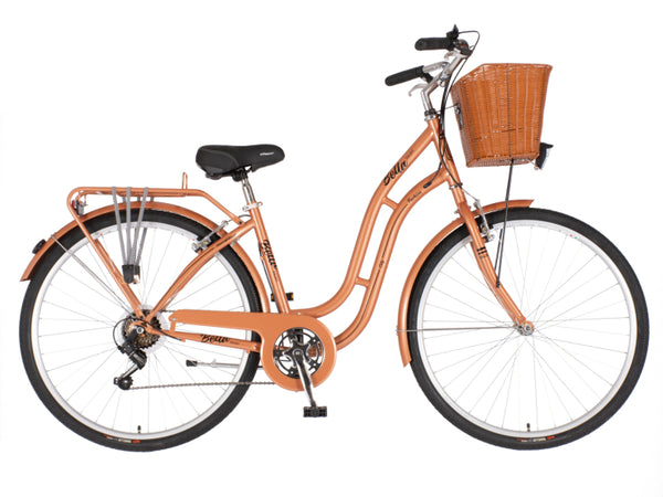 Bicikl fashion visitor bella 28" 18" v-brake  6 brzina 155-178cm (s/m) bakarni