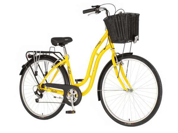 Bicikl fashion visitor bella 28" 18" v-brake  6 brzina 155-178cm (s/m) žuti