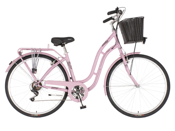 Bicikl fashion visitor bella 28" 18" v-brake 6 brzina 155-178cm(s/m) roze