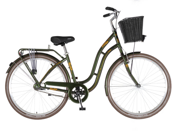 Bicikl fashion visitor bella 28" 18" v-brake kontra favorit 155-178cm (s/m) zeleni