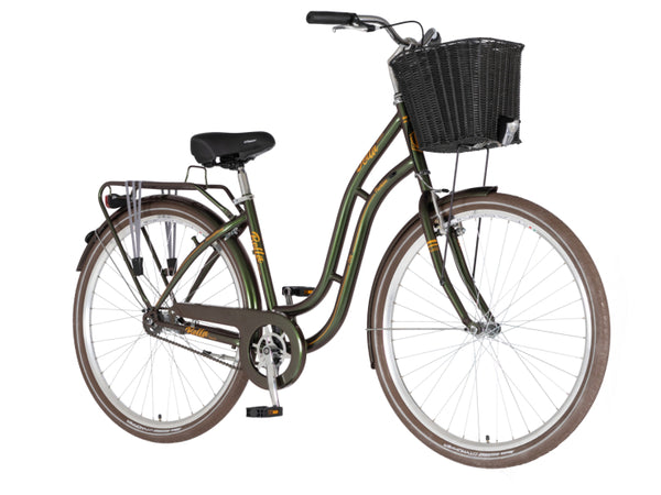 Bicikl fashion visitor bella 28" 18" v-brake kontra favorit 155-178cm (s/m) zeleni