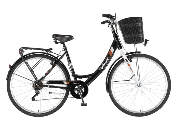 Bicikl city venssini nexa city 28" alu 19" v-brake  6 brzina 155-178cm (s/m) braon crni