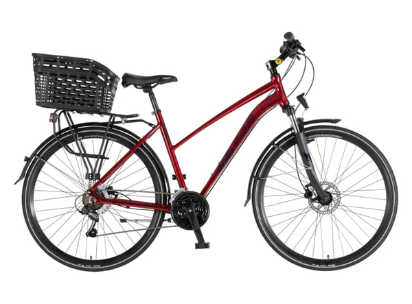 Bicikl tour visitor bold 28" alu 20" disk hidraulika 21 brzina 155-178cm (s/m) crveni