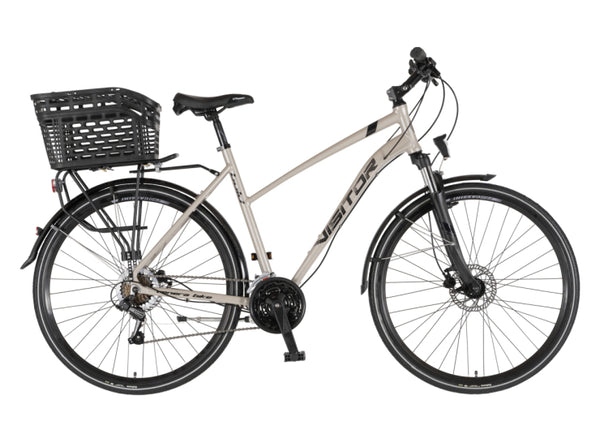 Bicikl tour visitor bold 28" alu 22" disk dupli disk hidraulika 21 brzina 167-192cm (l/xl) sivi