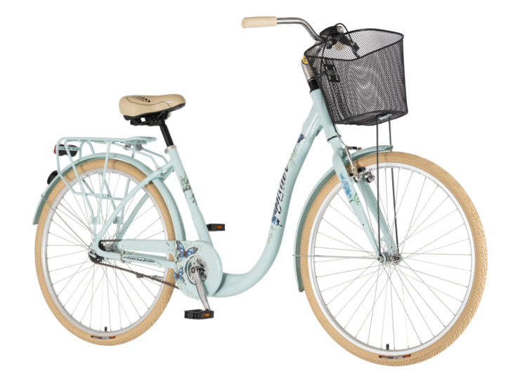 Bicikl fashion visitor butterfly 28" alu 18" v-brake  kontra 155-178cm (s/m) tirkiz