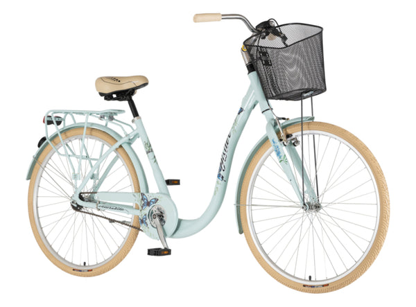 Bicikl fashion visitor butterfly 28" alu 18" v-brake  kontra 155-178cm (s/m) tirkiz