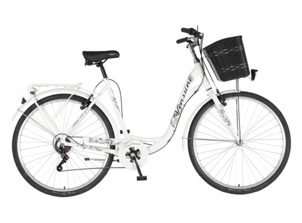 Bicikl fashion venssini grace 28" alu 21" v-brake  6 brzina 167-192cm (l/xl) beli