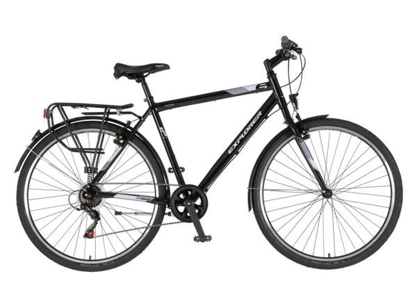 Bicikl tour explorer axys 28" alu 21" v-brake  6 brzina 167-192cm (l/xl) crno sivi