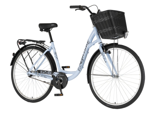 Bicikl fashion venssini grace 28" alu 19" v-brake  kontra 155-178cm (s/m) plavi