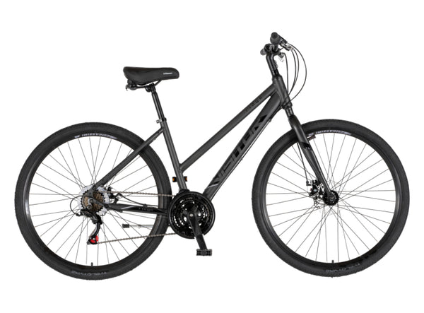 Bicikl city visitor ridge 28" alu 17" disk dupli 18 brzina 167-192cm (l/xl) sivi