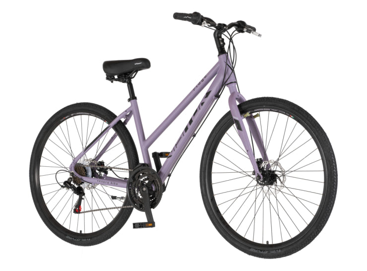 Bicikl city visitor ridge 28" alu 17" dupli disk 18 brzina 167-192cm (l/xl) ljubičasti