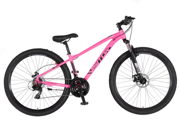 Bicikl mtb visitor cascade 29" amortizer 15" prednji i zadnji disk 21 brzina 158-175cm (m) roze