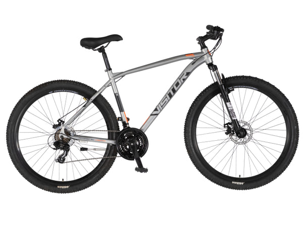 Bicikl mtb visitor cascade 29" amortizer 20" prednji i zadnji disk 21 brzina 175-193cm (xl) srebrni