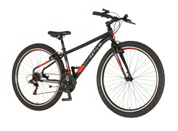 Bicikl mtb visitor radiance 29" 15" v-brake  21 brzina 167-192cm (l/xl) crno crveni