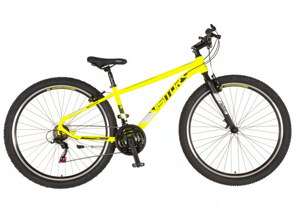 Bicikl mtb visitor radiance 29" 15" v-brake  21 brzina 167-192cm (l/xl) neon žuti