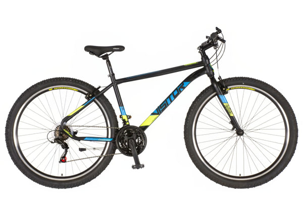 Bicikl mtb visitor radiance 29" 18" v-brake  21 brzina 185-200cm (xxl) crno žuti