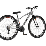 Bicikl mtb venssini arcadia 29" 14" v-brake  18 brzina 158-175cm (m) srebrni, slika 3