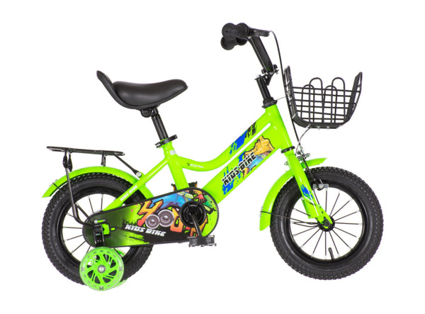 Bicikl x-kids music 12"  celik 7"  v-brake 1 s 95-115cm (12") zeleni