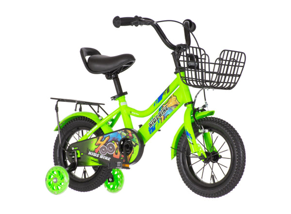 Bicikl x-kids music 12"  celik 7"  v-brake 1 s 95-115cm (12") zeleni