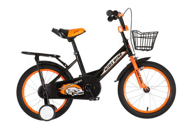 Kids bike super car crna 16 2024