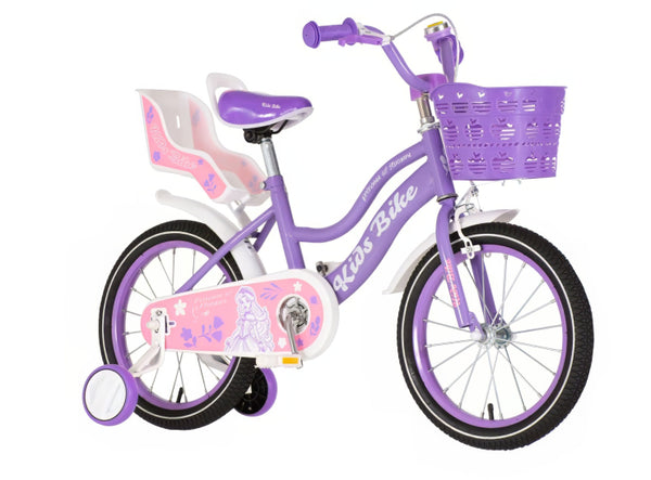 Kids bike princess flower ljubičasta 16 2024