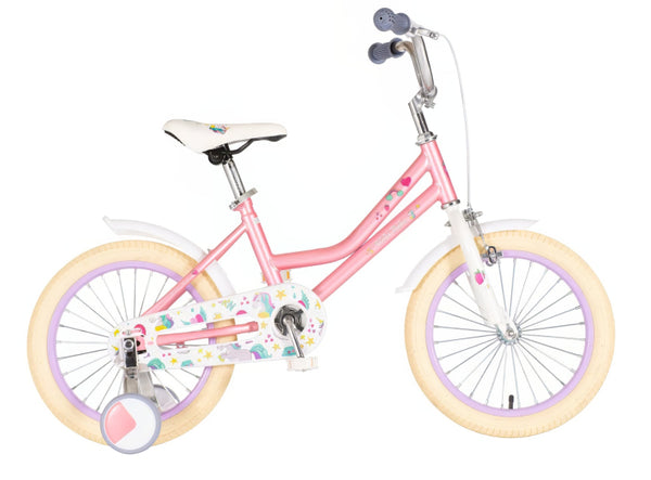 Kids bike unicorn roza 16 2024