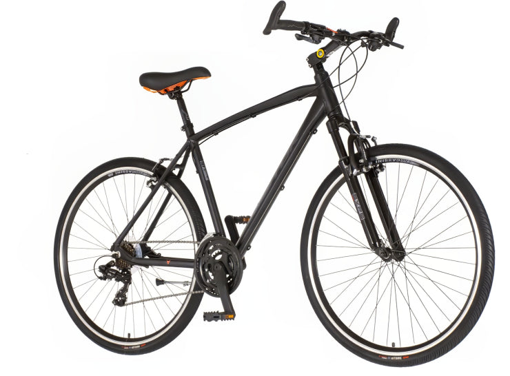 Bicikl tour visitor terra man 28" amortizer alu 21" v-brake  21 brzina 167-192cm (l/xl) crni