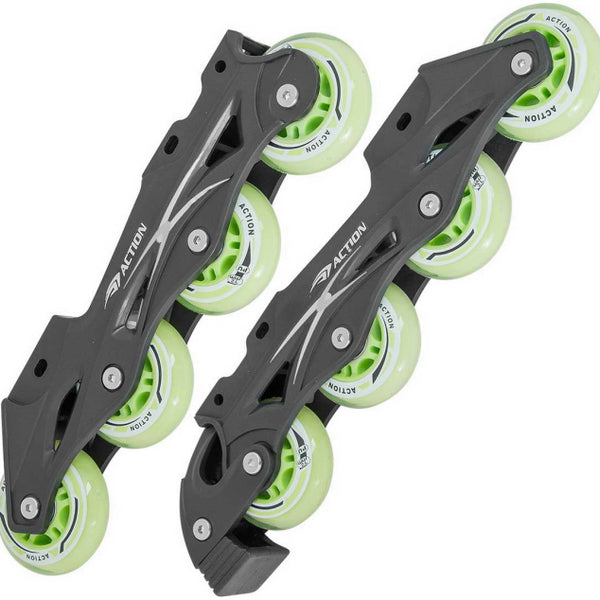 Set 8 tockica za rolere 72mm i lezajevima,osovinama,kocn zeleni 2014